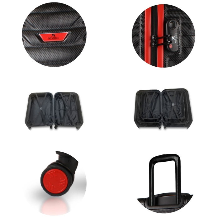 Zoozie Bags Maleta de Cabina Negra